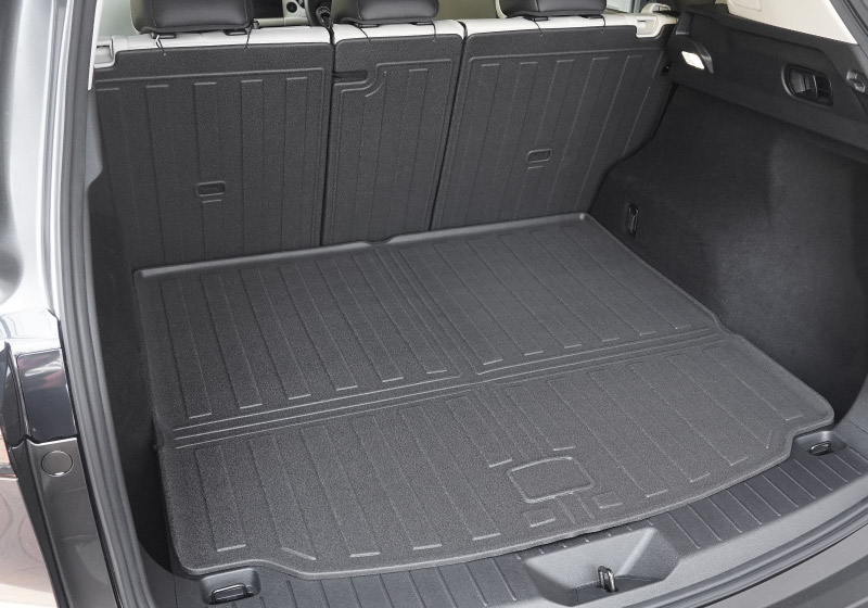 新型CX-5 KM系 ラゲッジマット カーゴトレイマット 4P ラバータイプ ブラック セカンドシート背面まで保護 CX5 2026年 フルモデルチェンジ 専用｜MAZDA CX5 2026FMC KMYSDP 専用 防水 立体 3Dマット 社外 フロアマット トランクマット ラゲージトレイ【予約販売/9月10日頃入荷予定】