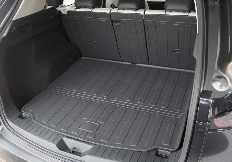 新型CX-5 KM系 ラゲッジマット カーゴトレイマット 4P ラバータイプ ブラック セカンドシート背面まで保護 CX5 2026年 フルモデルチェンジ 専用｜MAZDA CX5 2026FMC KMYSDP 専用 防水 立体 3Dマット 社外 フロアマット トランクマット ラゲージトレイ【予約販売/9月10日頃入荷予定】