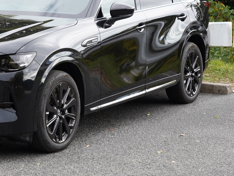 CX-80 KL系 サイドガーニッシュ 左右セット 6P 鏡面仕上げ 2026年MC後 対応 ｜マツダ MAZDA 新型 CX80 専用 カスタム パーツ ドレスアップ アクセサリー オプション エアロ 外装 サイドドア カー用品 社外