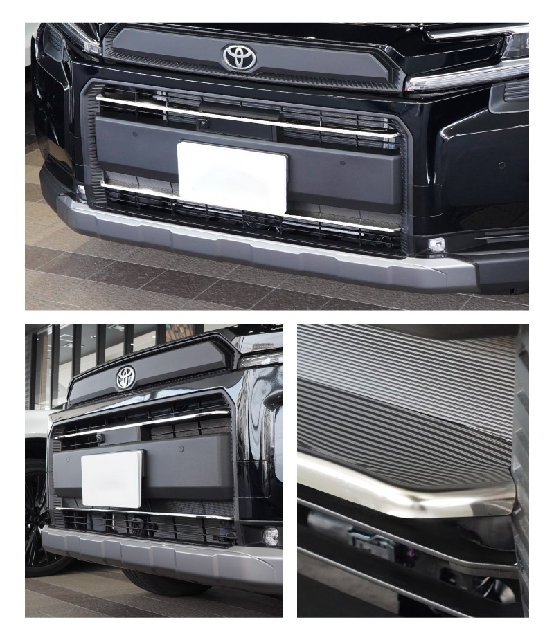 【セット割】新型RAV4 60系 Adventure 専用 ロアグリル ＆ フロントグリルガーニッシュ 2P 選べる2カラー 鏡面仕上げ ブラック鏡面仕上げ｜トヨタ TOYOTA ラブフォー AXAN64 アドベンチャー 専用 外装パーツセット フロントグリル バンパー ヘッドランプ フェンダー 社外【予約販売/6月10日頃入荷予定】