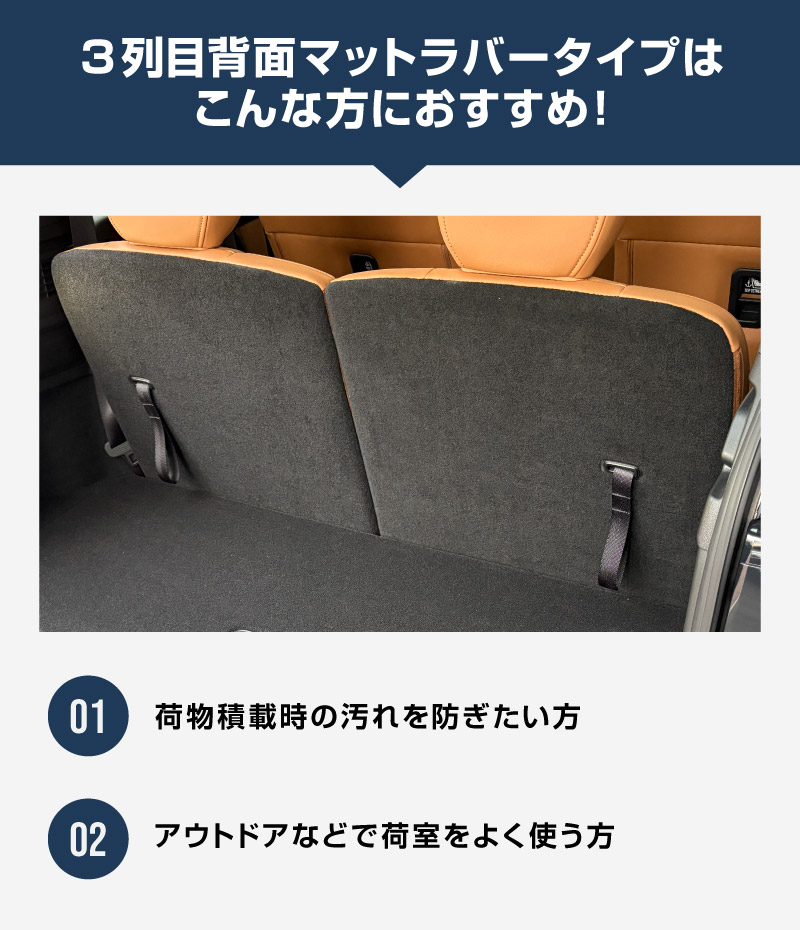 CX-80 KL系 ラゲッジマット 3列目シート専用 ラバータイプ 2P ブラック 2026年MC後 対応 ｜マツダ MAZDA 新型 CX80 専用 内装 カスタム パーツ ドレスアップ アクセサリー オプション 内装 カー用品 社外 トランク ラゲージ 荷室 フロアマット 防水 保護 傷防止 キズ隠し