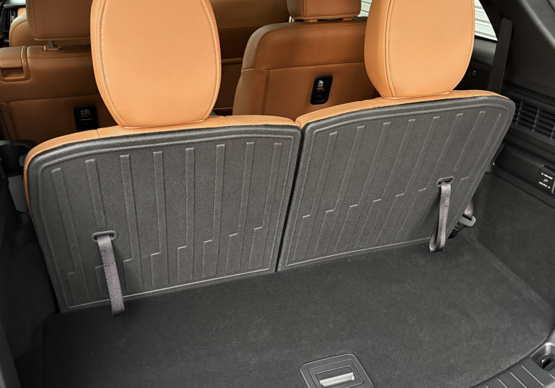 CX-80 KL系 ラゲッジマット 3列目シート専用 ラバータイプ 2P ブラック 2026年MC後 対応 ｜マツダ MAZDA 新型 CX80 専用 内装 カスタム パーツ ドレスアップ アクセサリー オプション 内装 カー用品 社外 トランク ラゲージ 荷室 フロアマット 防水 保護 傷防止 キズ隠し