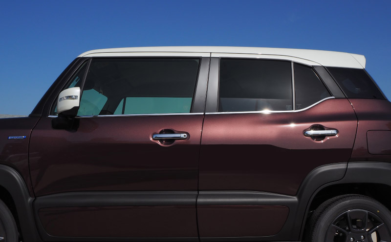 新型クロスビー MND1S MN71S ウィンドウトリムガーニッシュ 6P 鏡面仕上げ｜スズキ SUZUKI XBEE 専用 カスタム パーツ ドレスアップ アクセサリー オプション 窓枠 外装 カー用品 社外【予約販売/5月30日頃入荷予定】