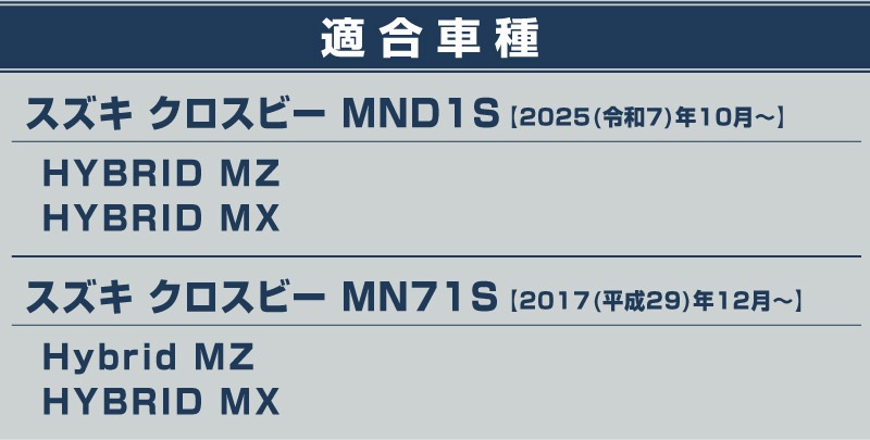 新型クロスビー MND1S MN71S ラゲッジスカッフプレート 2P 選べる2カラー シルバーヘアライン ブラックヘアライン｜スズキ SUZUKI XBEE 専用 内装 保護 カスタム パーツ アクセサリー ドレスアップ オプション 社外 荷室 トランク ラゲージ 傷防止【予約販売/ブラック:5月20日頃入荷予定】