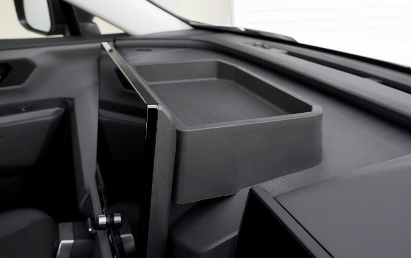 新型RAV4 60系 ディスプレイオーディオ背面トレイ 1P ブラック ゴムタイプ｜トヨタ TOYOTA ラヴフォー AXAN64 プラグインハイブリッド PHEV 対応 防水 水洗い アクセサリー 内装 便利グッズ オーディオ トレイ マット カバー 保護 社外【予約販売/6月10日頃入荷予定】