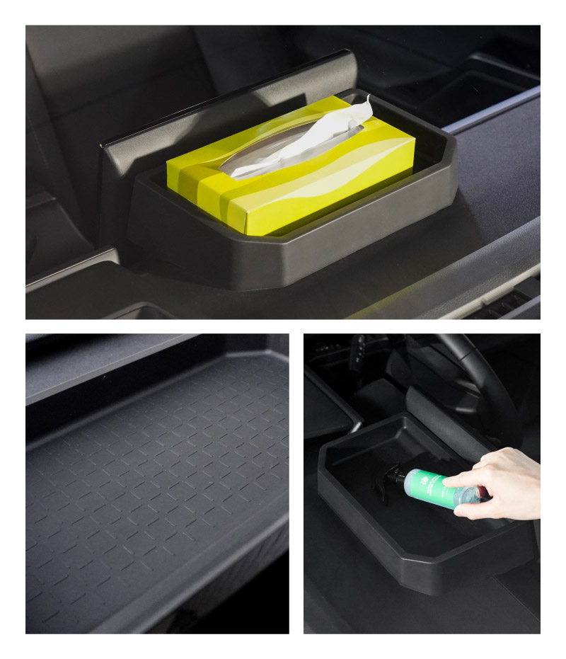 新型RAV4 60系 ディスプレイオーディオ背面トレイ 1P ブラック ゴムタイプ｜トヨタ TOYOTA ラヴフォー AXAN64 プラグインハイブリッド PHEV 対応 防水 水洗い アクセサリー 内装 便利グッズ オーディオ トレイ マット カバー 保護 社外【予約販売/6月10日頃入荷予定】