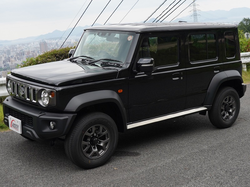 ジムニーノマド JC74W サイドリップガーニッシュ 4P シルバーヘアライン ｜スズキ SUZUKI JIMNY JC74 NOMADE 専用 カスタム 外装 サイド ドア パーツ ドレスアップ オプション アクセサリー 社外【予約販売/5月20日頃入荷予定】