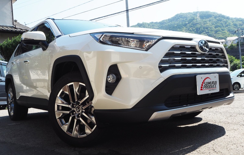RAV4 50系 フロントグリルガーニッシュ 鏡面仕上げ 7P パノラミックビューモニター搭載・非搭載車対応｜トヨタ TOYOTA ラブ４ 50系 MXAA54 AXAH54 G 