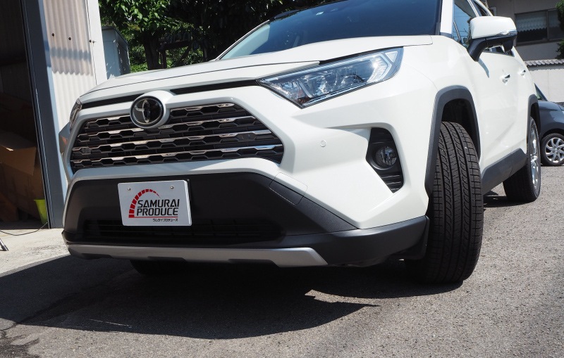 RAV4 50系 フロントグリルガーニッシュ 鏡面仕上げ 7P パノラミックビューモニター搭載・非搭載車対応｜トヨタ TOYOTA ラブ４ 50系 MXAA54 AXAH54 G 
