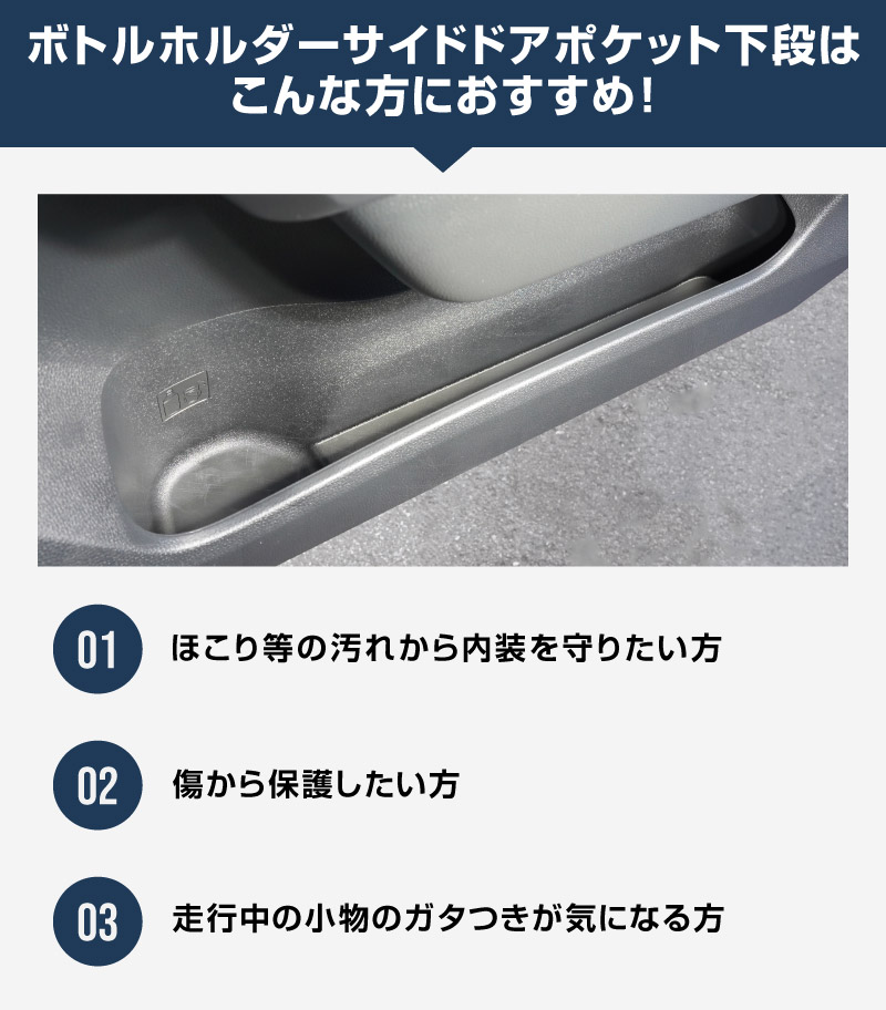 新型RAV4 60系 ボトルホルダー インナードア サイドドアポケット 下段 4P ブラック ラバータイプ ｜トヨタ TOYOTA ラヴフォー AXAN64 プラグインハイブリッド PHEV 対応 防水 水洗い アクセサリー 内装 インナー ドア カップ ホルダー ポケット トレイ カバー 保護 便利グッズ マット 社外【予約販売/6月10日頃入荷予定】