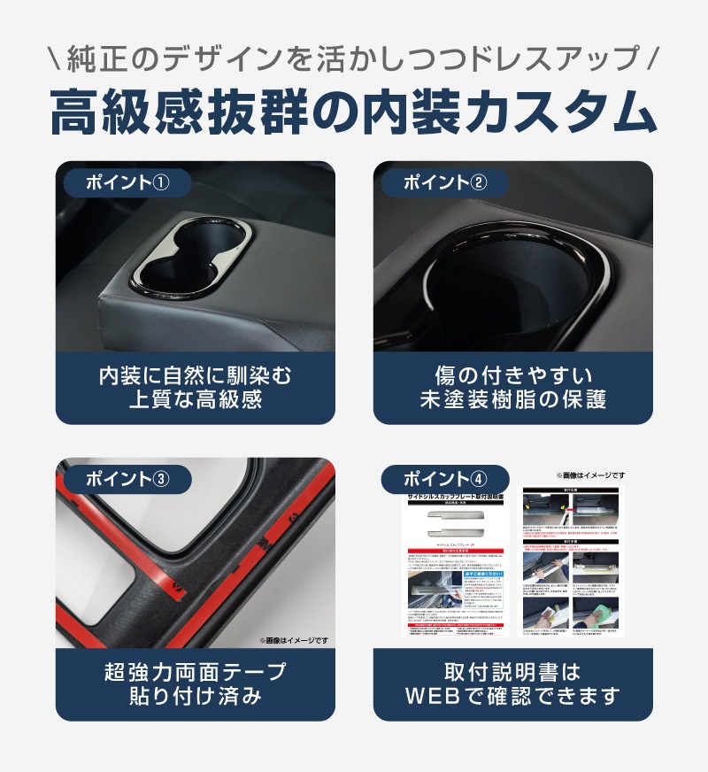 新型カローラクロス プリウス 60系 50系 共通 リアドリンクホルダーパネル 1P ピアノブラック｜トヨタ TOYOTA COROLLA CROSS 2026年マイナーチェンジ後対応 PRIUS 専用 カスタム パーツ ドレスアップ アクセサリー インテリア 社外 保護 【メール便対象/代引き・配達日時指定不可】