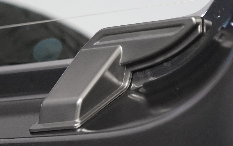 新型ジムニー JB64W 新型ジムニーシエラ JB74W ジムニーノマド JC74W リアガラスデフォッガーカバー 2P マットブラック｜スズキ SUZUKI JIMNY JB64 JIMNY SIERRA JB74 1型 2型 3型 4型 5型 JIMNY NOMADE JC74 1型 専用 パーツ リアデフォッガー 配線カバー 断線防止 配線保護 アクセサリー ドレスアップ