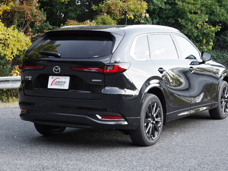 CX-80 KL系 リアリフレクターガーニッシュ 2P 鏡面仕上げ  2026年MC後 対応 ｜マツダ MAZDA 新型 CX80 専用 外装 カスタム パーツ ドレスアップ アクセサリー オプション エアロ 外装 バックドア リア 保護 カー用品 社外【予約販売/7月30日頃入荷予定】