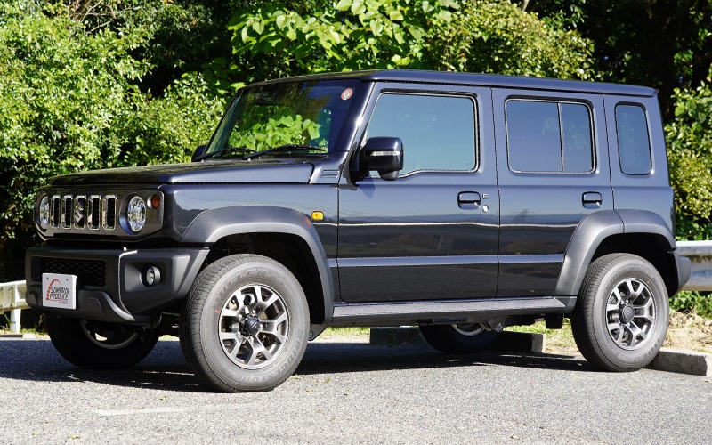 ジムニーノマド JC74W サイドリップガーニッシュ 4P ラプター塗装 ブラック｜スズキ SUZUKI JIMNY JC74 NOMADE 専用 カスタム 外装 サイド ドア パーツ ドレスアップ オプション アクセサリー 社外