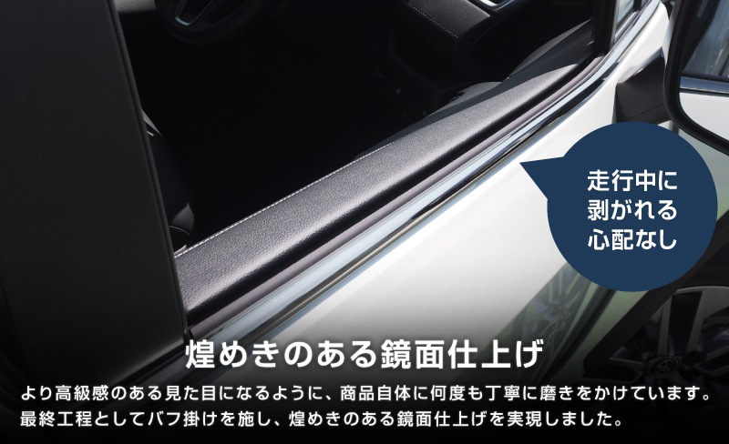 RAV4 50系 RAV4 PHV ウィンドウトリム 鏡面仕上げ 6P｜トヨタ TOYOTA ラブ４ MXAA54 AXAH54 AXAH52 MXAA52 50系 カスタム カスタム 専用 パーツ ドレスアップ アクセサリー 社外品 専用 パーツ ウェザーモール オプション エアロ