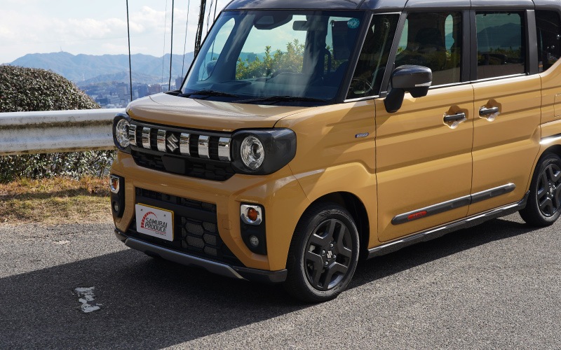 【アウトレット品】新型スペーシアギア MK54S MK94S フレアワゴンタフスタイル MM54S MM94S ポジションランプガーニッシュ 2P メッキ仕上げ｜SUZUKI スズキ SPACIA GEAR マツダ MAZDA FLAIR WAGON TOUGH STYLE 専用 フロント カスタム パーツ ドレスアップ アクセサリー オプション カー用品 社外 カバー