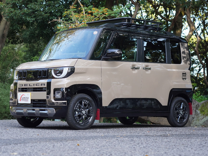 【アウトレット品】三菱 デリカミニ/ekスペース 日産 ルークス 共通 アウタードアハンドルカバー ガーニッシュ 8P メッキ仕上げ 2025年フルモデルチェンジ後対応｜MITSUBISHI DELICA MINI NISSAN ROOX 専用 外装 サイド カスタム パーツ