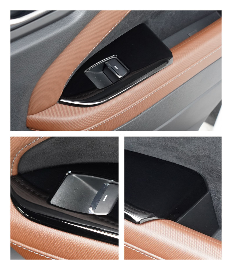 【アウトレット品】新型フォレスター SL系 ウィンドウスイッチパネル 4P ピアノブラック｜SUBARU スバル FORESTER 専用 パーツ ドレスアップ アクセサリー オプション インテリア スイッチ カバー パネル 内装 カー用品 社外