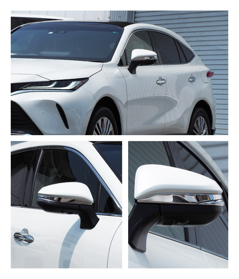 �ϥꥢ�� �����ɥߥ顼 �����˥å��� 2P ���٤�2�� ���̻ž夲 �֥�å���������åȥ西 TOYOTA HARRIER 60�� 2020 �����ϥꥢ�� 80�� �б��������� ���� �ѡ���