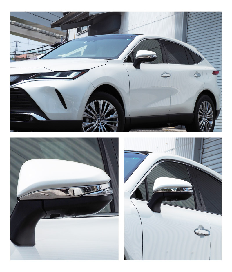 �ϥꥢ�� �����ɥߥ顼 �����˥å��� 2P ���٤�2�� ���̻ž夲 �֥�å���������åȥ西 TOYOTA HARRIER 60�� 2020 �����ϥꥢ�� 80�� �б��������� ���� �ѡ���