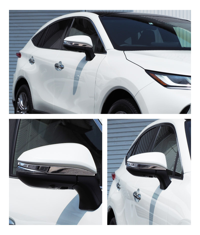 �ϥꥢ�� �����ɥߥ顼 �����˥å��� 2P ���٤�2�� ���̻ž夲 �֥�å���������åȥ西 TOYOTA HARRIER 60�� 2020 �����ϥꥢ�� 80�� �б��������� ���� �ѡ���