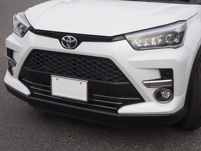 【セット割】ライズ ロアグリル＆デイライト＆フォグランプ ガーニッシュ 鏡面仕上げ 外装専用 パーツセット｜トヨタ TOYOTA RAIZE カスタム 専用 パーツ アクセサリー 社外品 エクステリア 外装 モール トリム エアロ【予約販売/4月30日頃入荷予定】