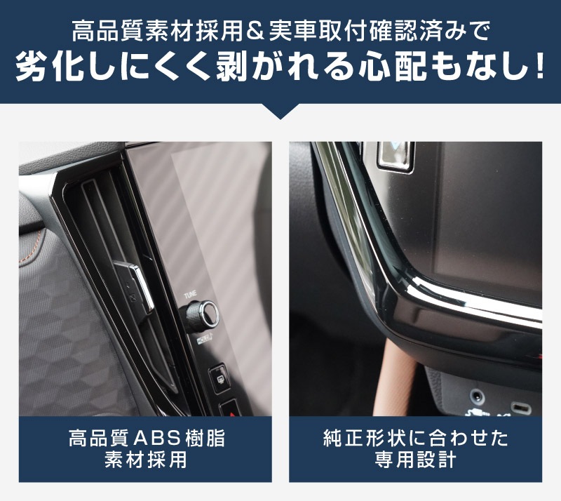 【アウトレット品】新型フォレスター SL系 センターモニター下パネル 1P ピアノブラック 2026年マイナーチェンジ後対応｜SUBARU スバル FORESTER 専用 パーツ ドレスアップ アクセサリー オプション インテリア パネル 内装 カー用品 社外
