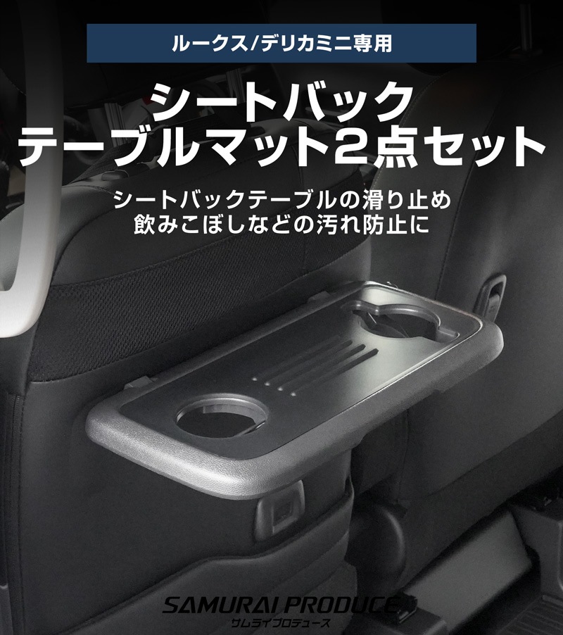 �ڥ��åȳ�ۻ�ɩ �����ǥꥫ�ߥ� ���� �롼���� ���� �����ȥХå��ơ��֥�ޥå� 2P ��С������� 2025ǯ�ե��ǥ�����󥸸����ѡ�MITSUBISHI DELICA MINI NISSAN ROOX ���� ���� �ơ��֥� �ݸ� �ޥå� �������� �ѡ��ĥɥ쥹���å� ���������꡼ �ҳ���