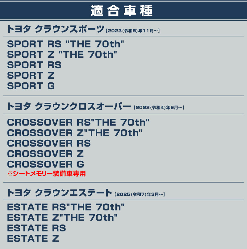 ���饦�󥹥ݡ��� ���饦�󥯥��������С� ���饦�󥨥��ơ��� ���� ����ʡ��ɥ��ϥ�ɥ� ����ƥꥢ�ѥͥ� 4P �֥�å��ѡ����TOYOTA �ȥ西 CROWN SPORT CROSSOVER ESTATE TZSH35 AZSH35  AZSH39W AZSH38W ���� ���� �ɥ��Υ� �ѥͥ� �������� �ѡ��� �ɥ쥹���å� ���ץ���� ���������꡼ �ҳ���