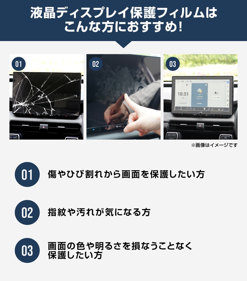 【販売準備中】新型RAV4 60系 12.9インチ カーナビ ガラスフィルム 液晶ディスプレイ 保護フィルム 1P 高透明 クリア ｜トヨタ TOYOTA ラヴフォー AXAN64 プラグインハイブリッド PHEV 対応 車種専用設計 ディスプレイオーディオ ナビフィルム 保護シート ガラス保護 強化ガラス