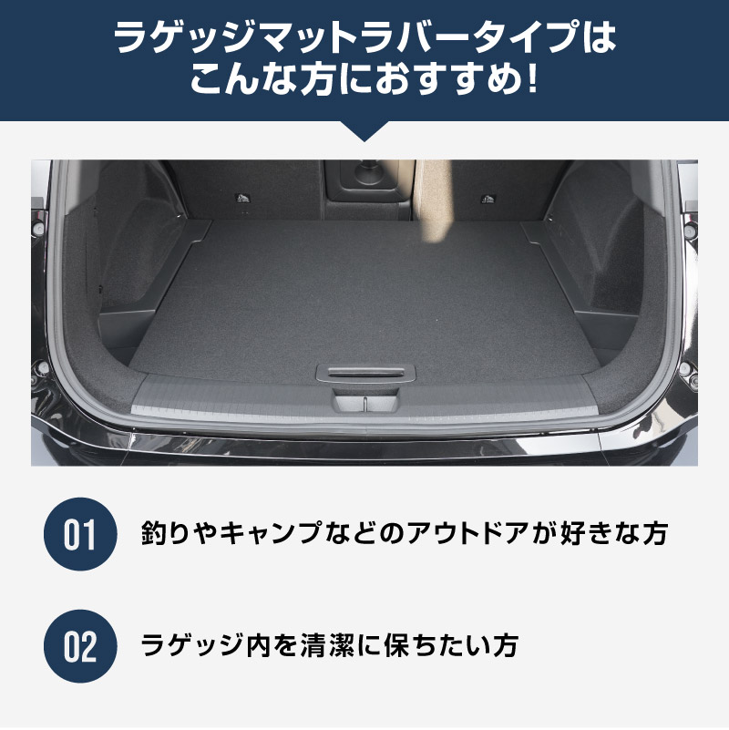 新型エクストレイル T33 2列シート 5人乗り車専用 ラゲッジマット カーゴトレイマット 1P ラバータイプ ブラック 2025年マイナーチェンジ後対応｜日産 NISSAN X-TRAIL 専用 内装 保護 カスタム パーツ ドレスアップ アクセサリー 社外品【予約販売/5月10日頃入荷予定】