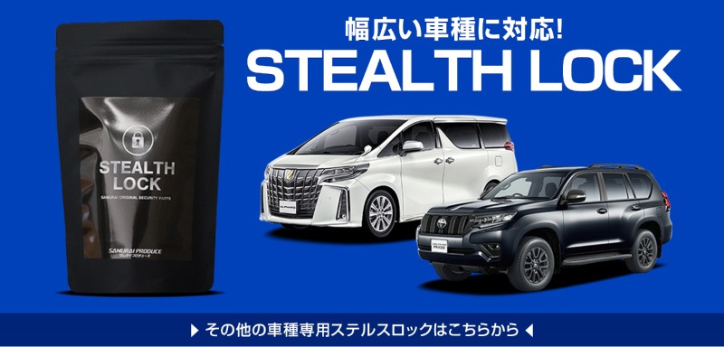 レクサス RX 専用】車両盗難予防装置 ステルスロック 見えない予防装置