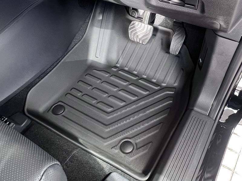 新型エクストレイル T33 2列シート 5人乗り車専用 フロアマット 3P ラバータイプ ブラック 2025年マイナーチェンジ後対応｜日産 NISSAN X-TRAIL 専用 内装 保護 カスタム パーツ ドレスアップ アクセサリー 社外品【予約販売/5月20日頃入荷予定】