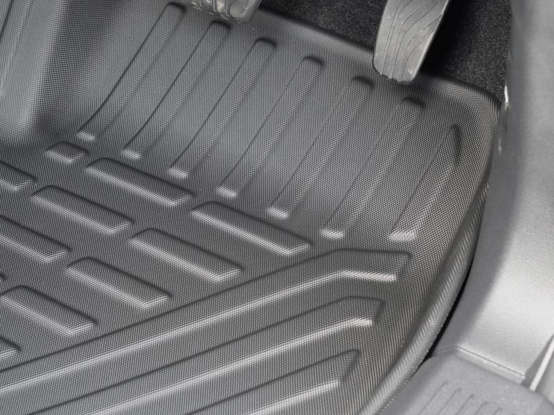 新型エクストレイル T33 2列シート 5人乗り車専用 フロアマット 3P ラバータイプ ブラック 2025年マイナーチェンジ後対応｜日産 NISSAN X-TRAIL 専用 内装 保護 カスタム パーツ ドレスアップ アクセサリー 社外品【予約販売/5月20日頃入荷予定】