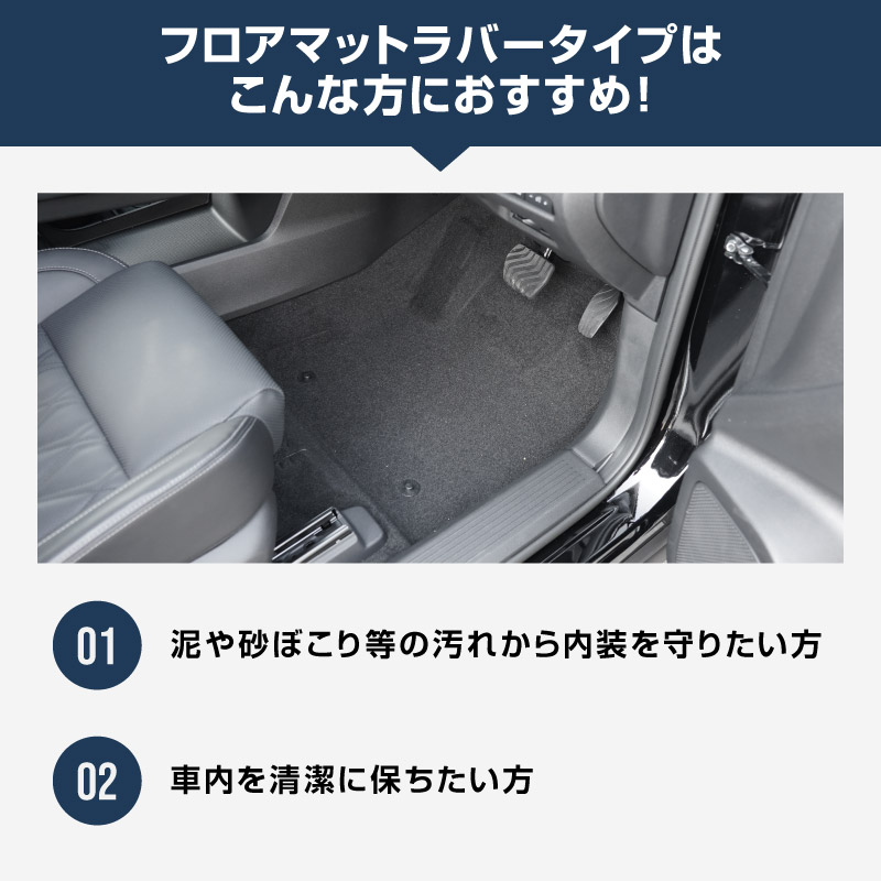 新型エクストレイル T33 2列シート 5人乗り車専用 フロアマット 3P ラバータイプ ブラック 2025年マイナーチェンジ後対応｜日産 NISSAN X-TRAIL 専用 内装 保護 カスタム パーツ ドレスアップ アクセサリー 社外品【予約販売/5月20日頃入荷予定】