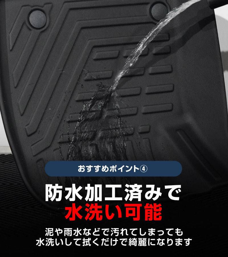 新型エクストレイル T33 2列シート 5人乗り車専用 フロアマット 3P ラバータイプ ブラック 2025年マイナーチェンジ後対応｜日産 NISSAN X-TRAIL 専用 内装 保護 カスタム パーツ ドレスアップ アクセサリー 社外品【予約販売/5月20日頃入荷予定】