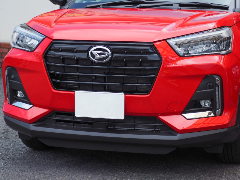 ロッキー レックス フロントフォグ ガーニッシュ 鏡面仕上げ 4P 高品質ステンレス製｜ダイハツ DAIHATSU ROCKY スバル SUBARU REX カスタム 専用 パーツ ドレスアップ アクセサリー 社外品 オプション エアロ