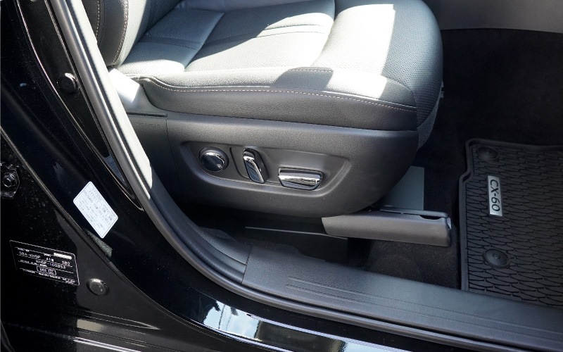 【アウトレット品】CX-60 KH系 CX-80 KL系 共通 パワーシートボタンカバー 左右セット 6P メッキ仕上げ 2026年MC後 対応｜マツダ MAZDA 新型 CX60 CX80 内装 インテリア スイッチ パネル カスタム パーツ