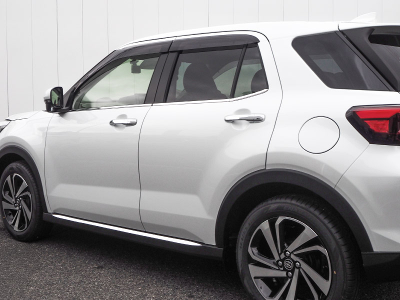 【セット割】ライズ ロッキー レックス ウィンドウトリム＆サイドリップガーニッシュ 鏡面仕上げ 外装専用 パーツ 2点セット｜トヨタ TOYOTA RAIZE ダイハツ DAIHATSU ROCKY スバル SUBARU REX カスタム 専用 パーツ アクセサリー 社外品 エクステリア 外装 モール トリム【予約販売/5月20日頃入荷予定】