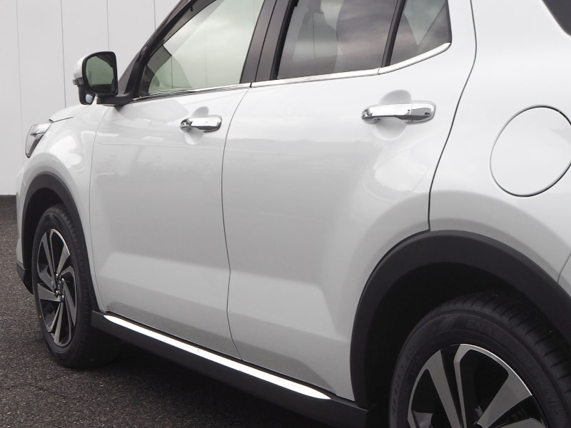 【セット割】ライズ ロッキー レックス ウィンドウトリム＆サイドリップガーニッシュ 鏡面仕上げ 外装専用 パーツ 2点セット｜トヨタ TOYOTA RAIZE ダイハツ DAIHATSU ROCKY スバル SUBARU REX カスタム 専用 パーツ アクセサリー 社外品 エクステリア 外装 モール トリム【予約販売/5月20日頃入荷予定】