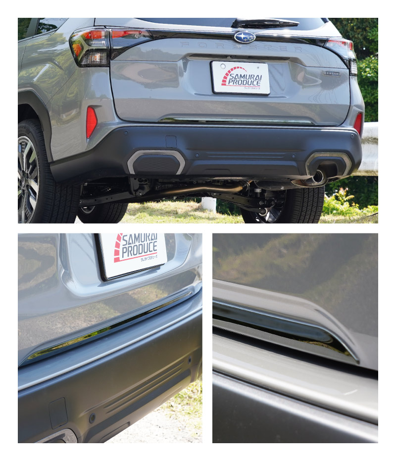 新車外し品　新型フォレスター（SL） バンパーガードセット ブラウン 新車外し品 新型フォレスター（SL） バンパーガードセット