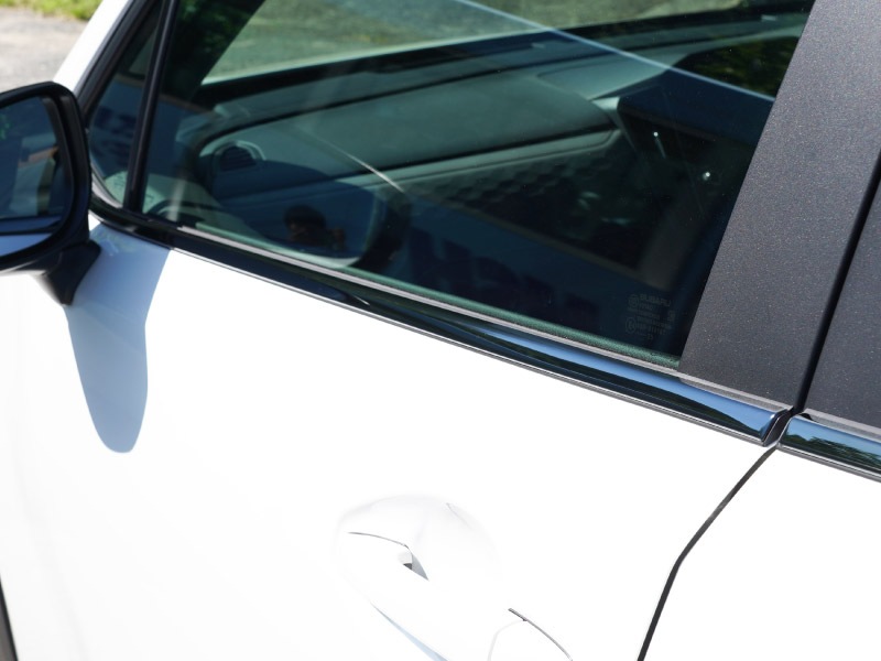 【アウトレット品】新型フォレスター SL系 ウィンドウトリムガーニッシュ 6P ブラック鏡面仕上げ ｜SUBARU スバル FORESTER 専用 カスタム パーツ ドレスアップ アクセサリー オプション 窓枠 サイド ドア 外装 保護 カー用品 社外