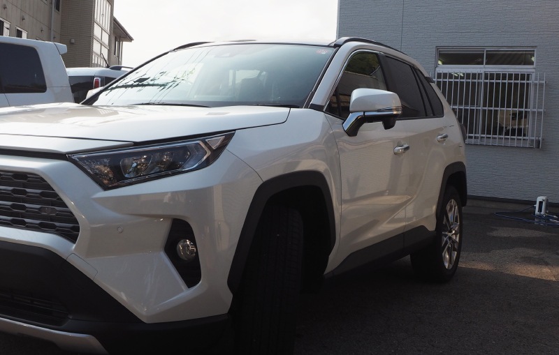 RAV4 50系 RAV4 PHV サイドミラーガーニッシュ 鏡面仕上げ 4P｜トヨタ TOYOTA ラブ４ MXAA54 AXAH54 AXAH52 MXAA52 50系 カスタム カスタム 専用 パーツ ドレスアップ アクセサリー 社外品 オプション エアロ