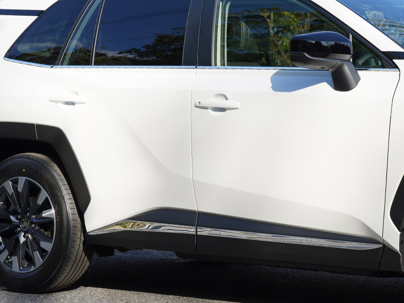 【セット割】新型RAV4 60系 ウィンドウトリムガーニッシュ ＆ サイドガーニッシュ 10P 鏡面仕上げ｜トヨタ TOYOTA ラブフォー AXAN64 専用 プラグインハイブリッド PHEV 対応 カスタム パーツ ドレスアップ アクセサリー オプション 窓枠 サイド ドア 外装 保護 社外 