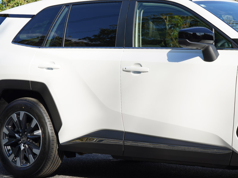 【セット割】新型RAV4 60系 ウィンドウトリムガーニッシュ ＆ サイドガーニッシュ 10P ブラック鏡面仕上げ｜トヨタ TOYOTA ラブフォー AXAN64 専用 プラグインハイブリッド PHEV 対応 カスタム パーツ ドレスアップ アクセサリー オプション 窓枠 サイド ドア 外装 保護 社外 