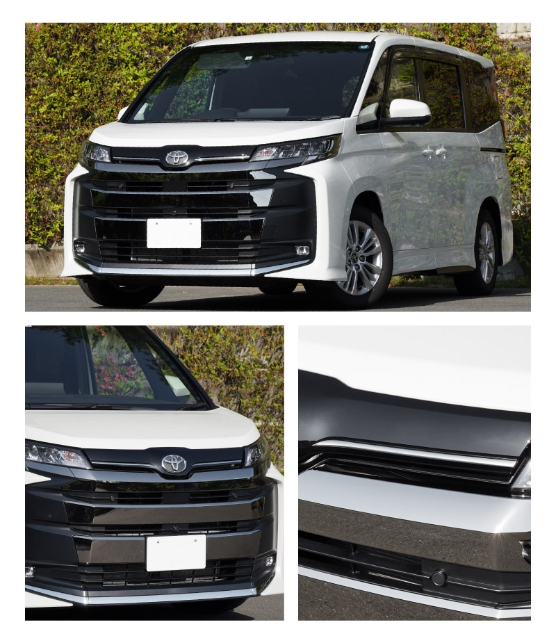 新型ノア 90系 フロントエンブレムサイド ガーニッシュ 左右セット 2P