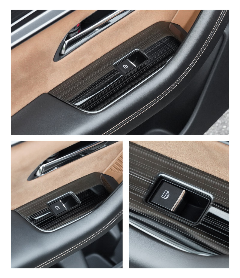 キャンセルパネル CX-80 KL系 ウィンドウスイッチ周り インテリアパネル 左右セット 4P