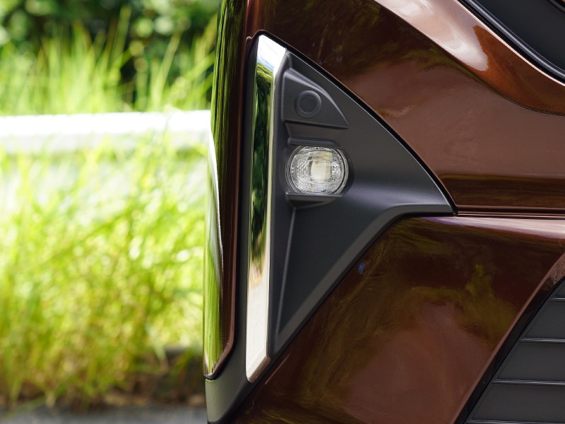 新型ムーヴ LA850S LA860S フロントフォグガーニッシュ 2P 鏡面仕上げ｜ダイハツ DAIHATSU MOVE 専用 外装 カスタム パーツ アクセサリー ドレスアップ オプション パネル カバー 外装 フロント フォグ周り フロントフェイス 社外