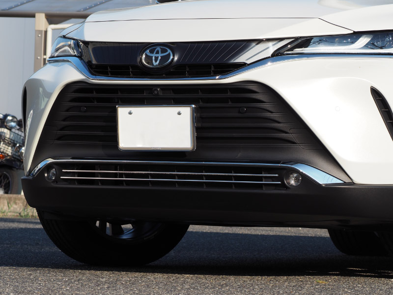 新型ハリアー 80系 ロアグリル ガーニッシュ 2P 鏡面仕上げ 2026年MC後対応｜トヨタ TOYOTA HARRIER 80 耐久性に優れたステンレス製 カスタム 専用 パーツ ドレスアップ アクセサリー 社外品 オプション エアロ