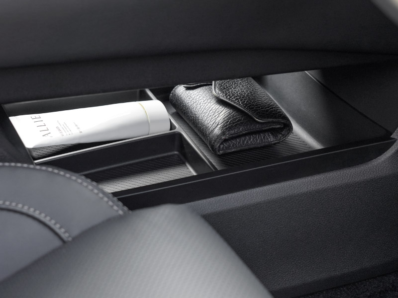 新型エクストレイル T33 センターコンソールロアボックストレイ 1P ブラック 2025年マイナーチェンジ後対応｜日産 NISSAN X-TRAIL 2025 専用 オプション インテリア パネル 内装 カー用品 社外 保護 収納 小物入れ 傷防止 キズ隠し【予約販売/5月20日頃入荷予定】